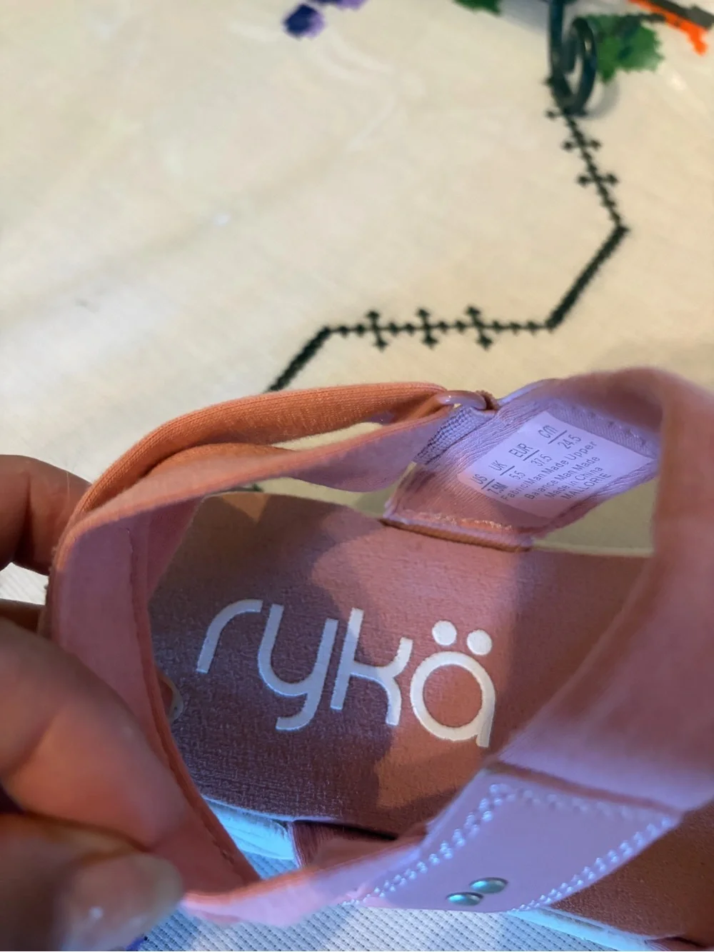 Ryka Pink Bow Strap Sandals